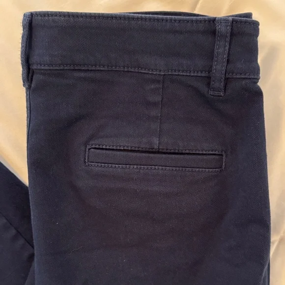 LOFT Navy Palmer Wide Leg Pants - Picture 4 of 8